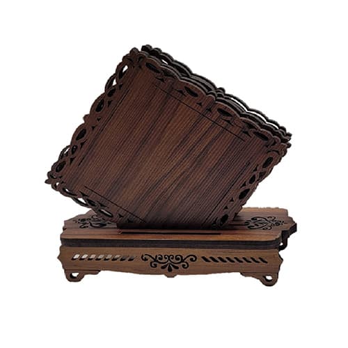 مجموعه زیرلیوانی 6 عددی به همراه پایه کد 056