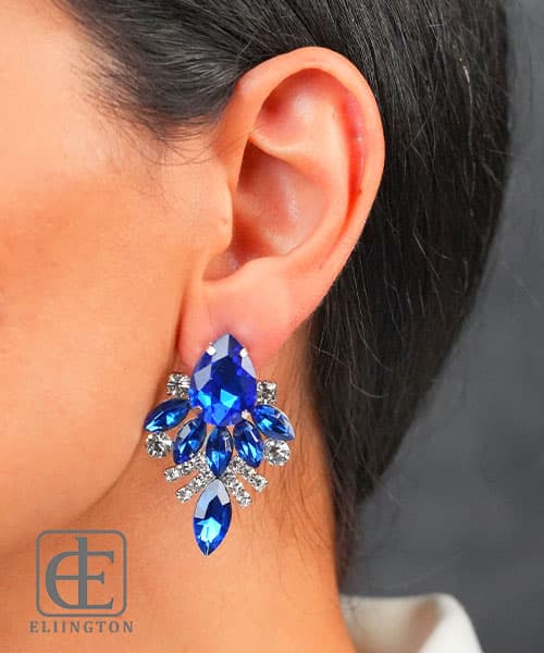 گوشواره استیل مجلسی کد 2168 — تصویر ۲