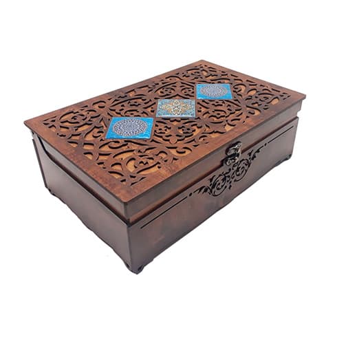 جعبه پذیرایی و دمنوش مدل سه کاشی کد 060 — تصویر ۵
