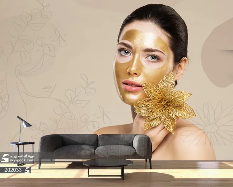 پوستر دیواری فیشیال برای کلینیک زیبایی — تصویر ۴