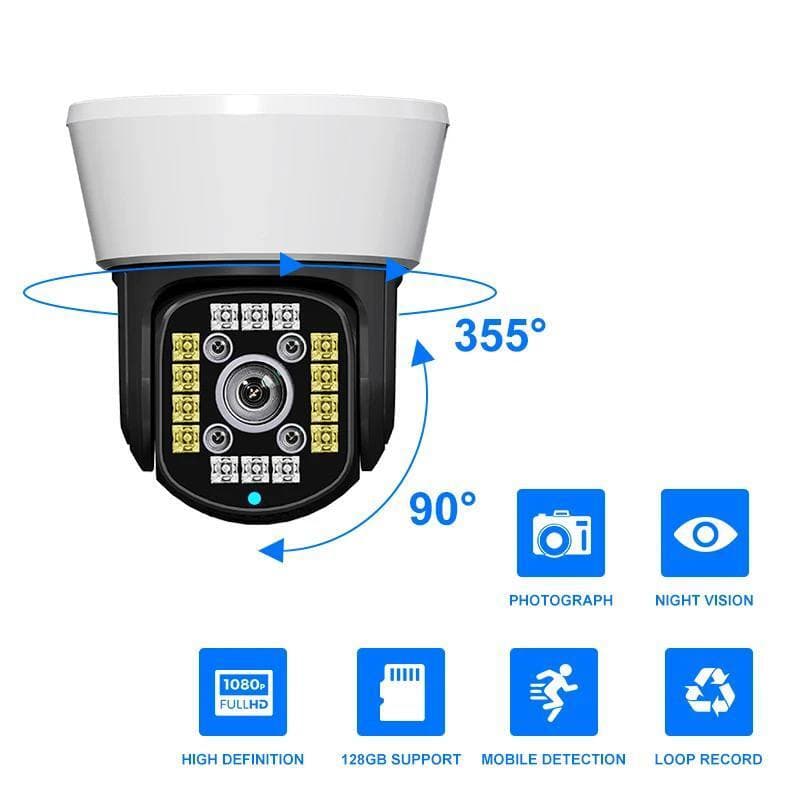 دوربین دام چرخشی سیمکارتی V380-D1 4G — تصویر ۸