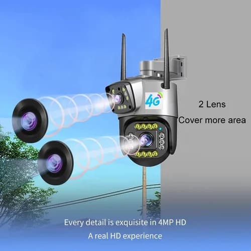 اسپیدام دو لنز V380 کیفیت 2 مگاپیکسل سیمکارتیSC02-4G — تصویر ۵