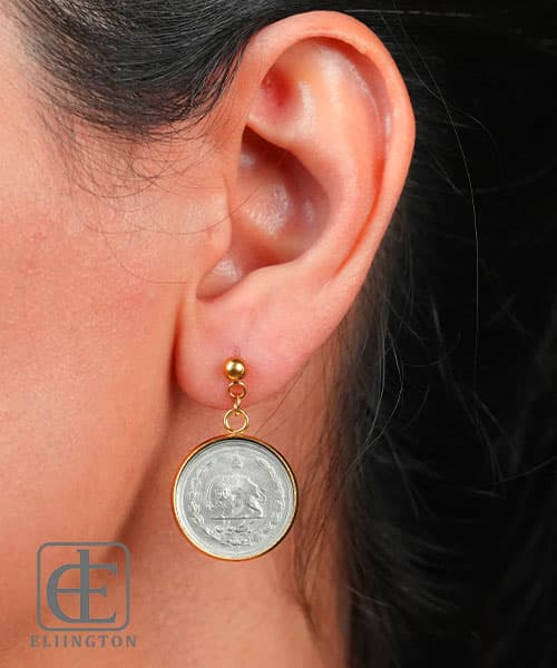 گوشواره استیل MIGA کد 2159