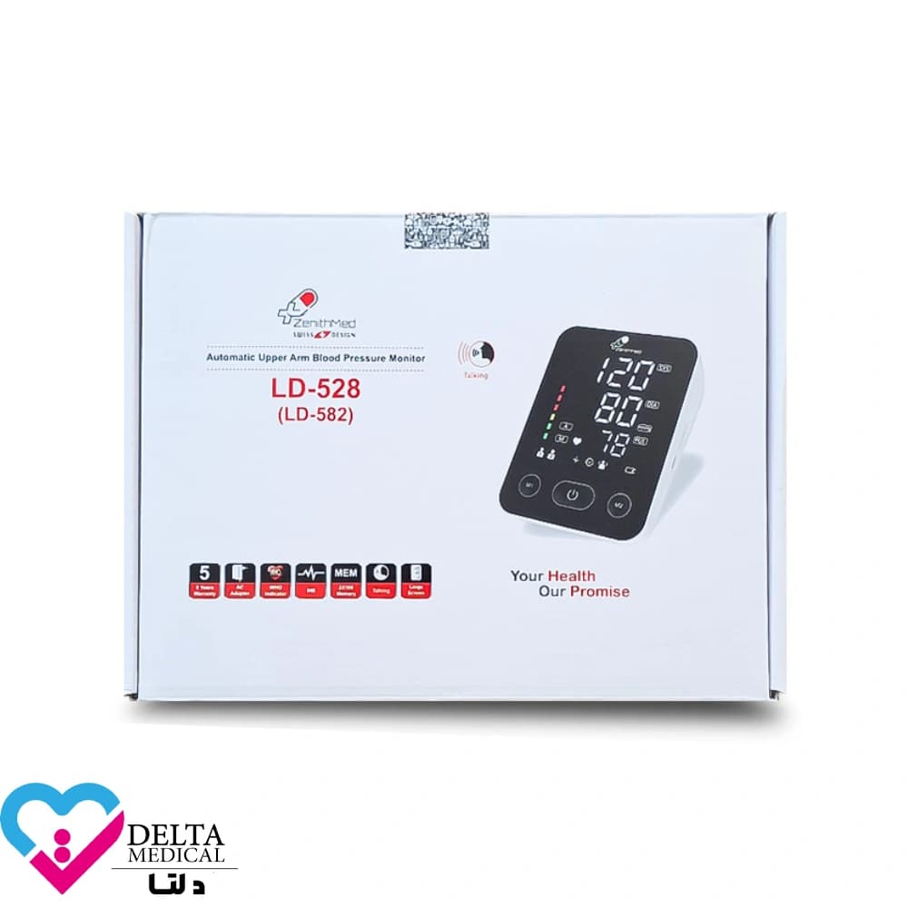 فشارسنج دیجیتال سخنگو زنیت مد مدل LD528 | خرید و قیمت Zenith Med LD528 — تصویر ۲