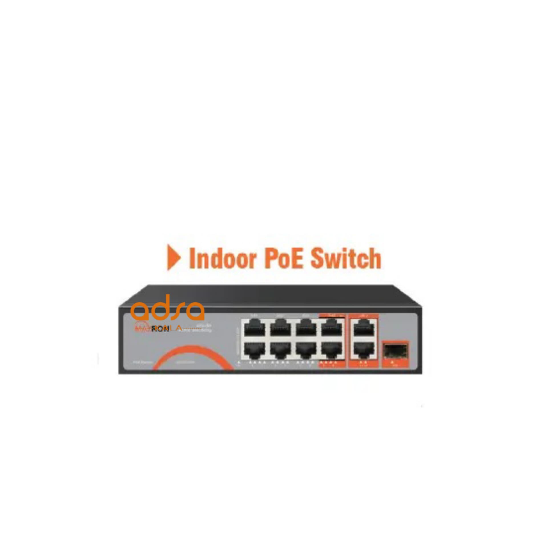 سوئیچ 8 پورت مکسرون مدل MSW-3108GFP-2GL-120I — تصویر ۲
