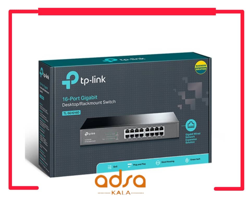 سوییچ شبکه 16 پورت تی پی لینک مدل TL-SG1016 — تصویر ۵