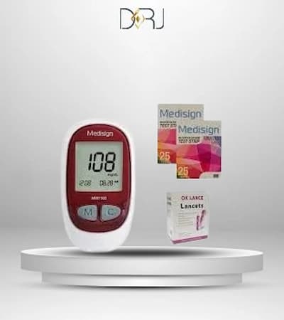 دستگاه تست قند خون مدیساین مدل MM1100 — تصویر ۳
