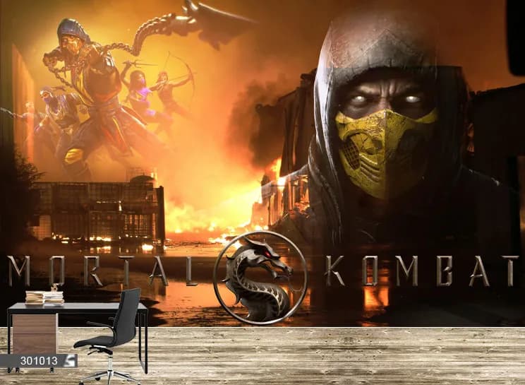 پوستر دیواری گیمینگ طرح بازی Mortal Kombat — تصویر ۲