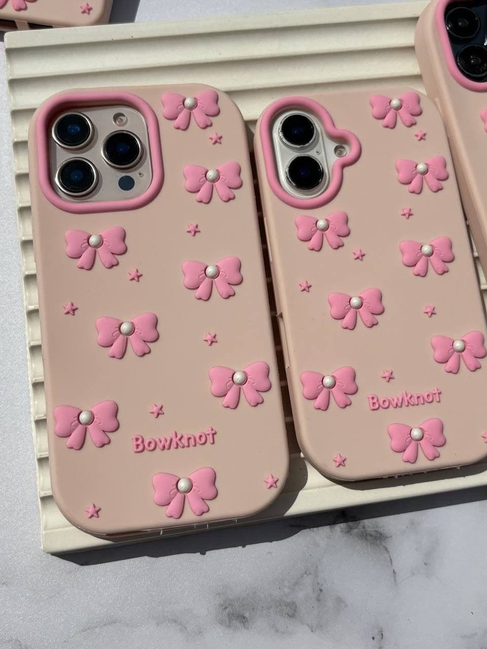 قاب پاپیونی صورتی سیلیکونی — تصویر ۴