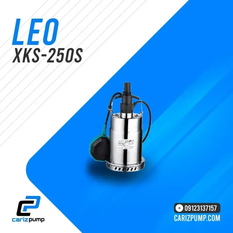 پمپ کف کش استیل 1 اینچ 5.5 متری فلوتردار لئو
