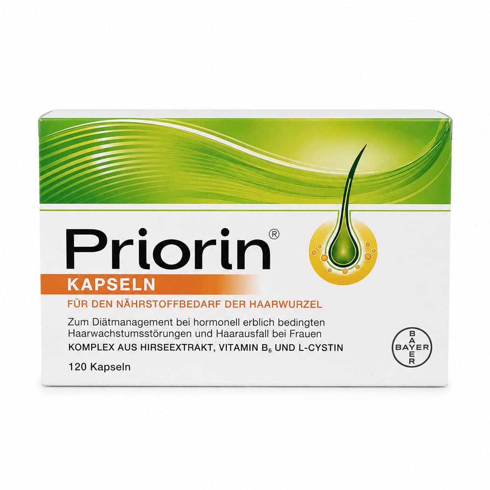 کپسول پریورین بایر 120 عددی (Priorin) مناسب تقویت و کمک به رشد مو — تصویر ۲