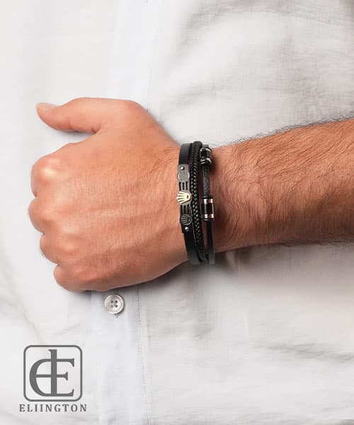 دستبند استیل مردانه ROLEX کد 438