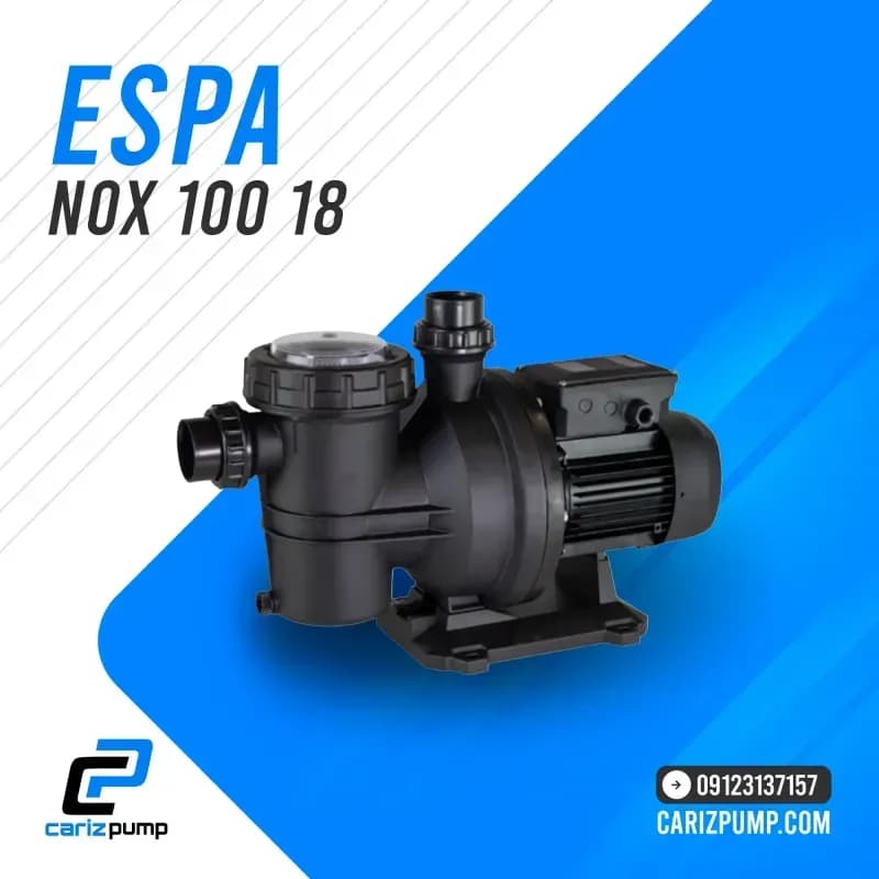 پمپ استخر اسپا مدل NOX 100 18 — تصویر ۲
