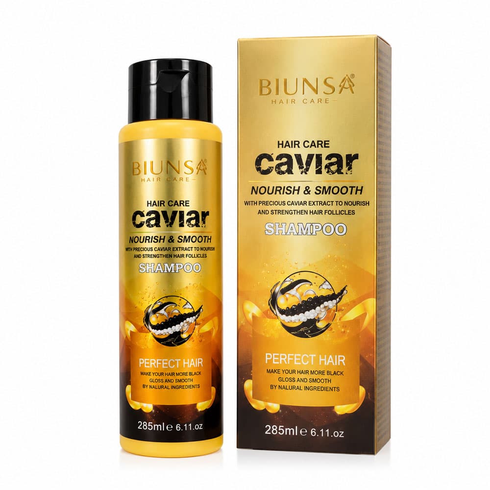 شامپو خاویار برونسا (Brunsa Caviar Nourish & Smooth Shampoo)