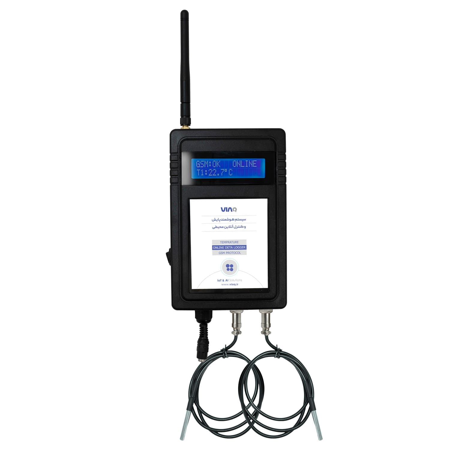 دیتالاگر دما 2 کانال آنلاین ویاک مدل TI-2G01 — تصویر ۹