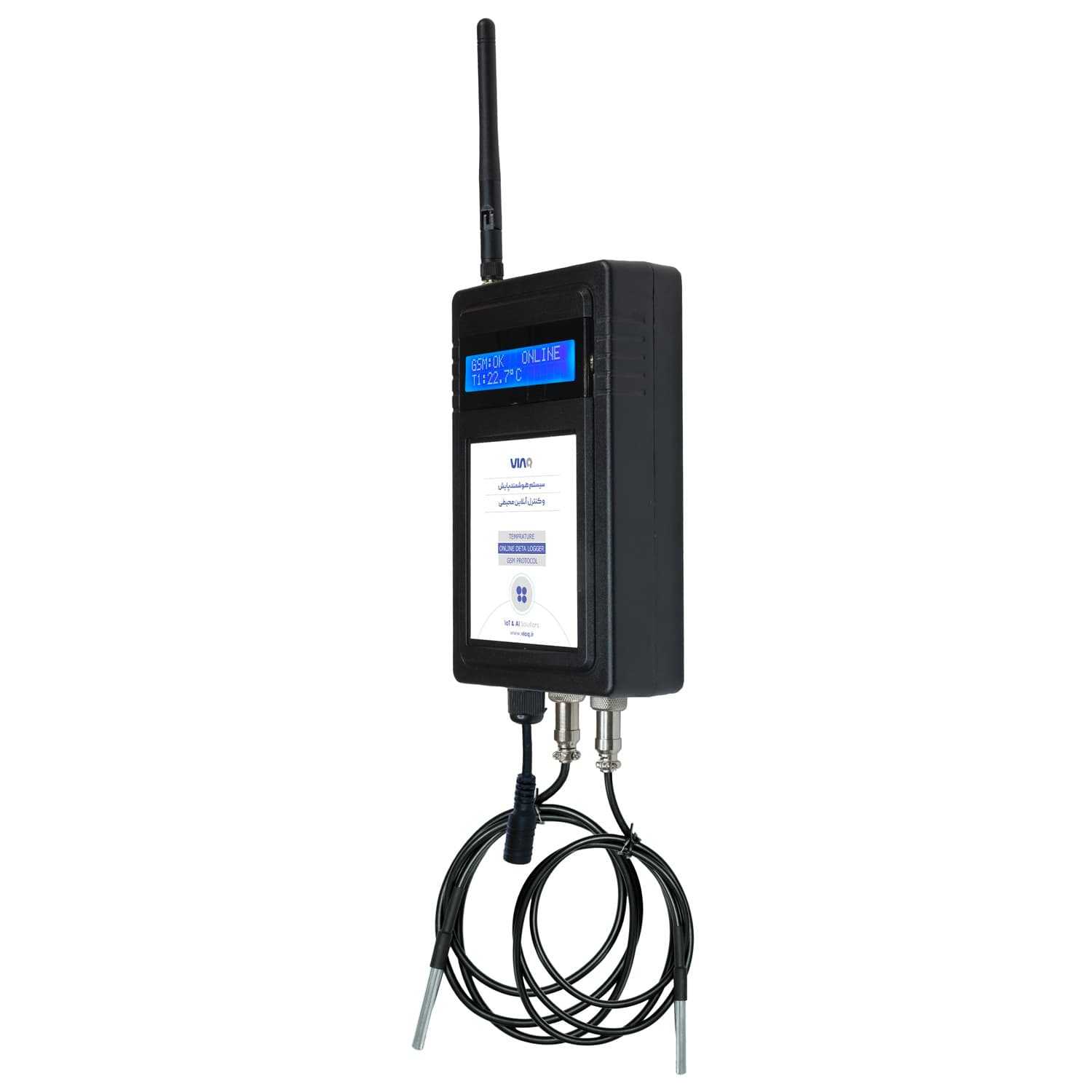 دیتالاگر دما 2 کانال آنلاین ویاک مدل TI-2G01 — تصویر ۴