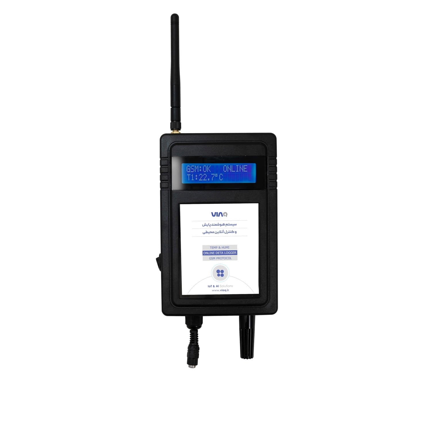 دیتالاگر دما و رطوبت آنلاین ویاک مدل TH-MG01