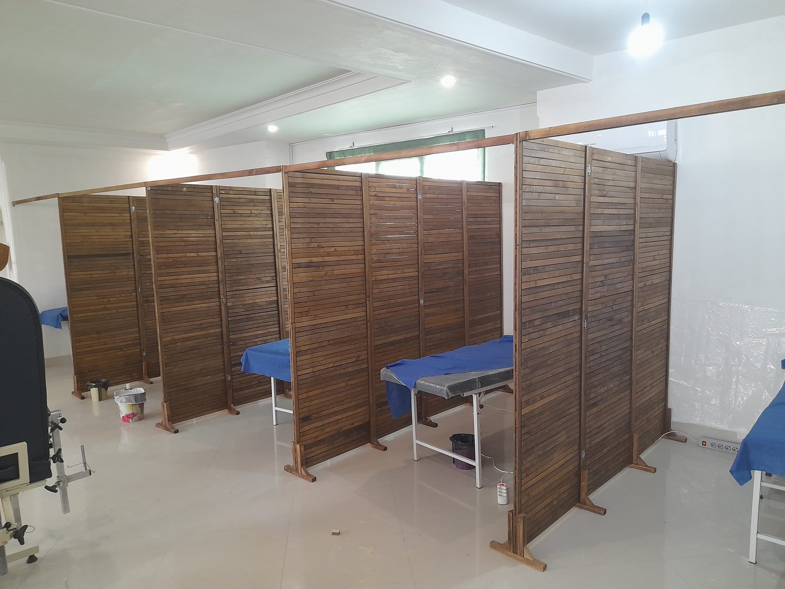 پارتیشن یا پاراوان چوبی 50 در 180 سانت — تصویر ۸