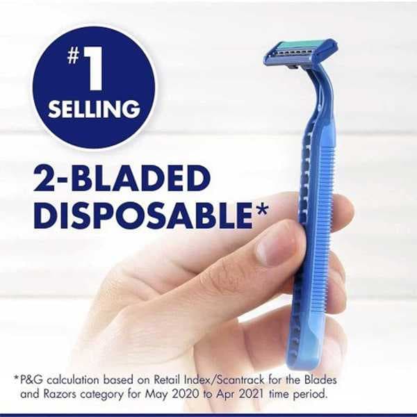 تیغ ژیلت دولبه 14 عددی اصل مدل Gillette Blue 2 Plus — تصویر ۶