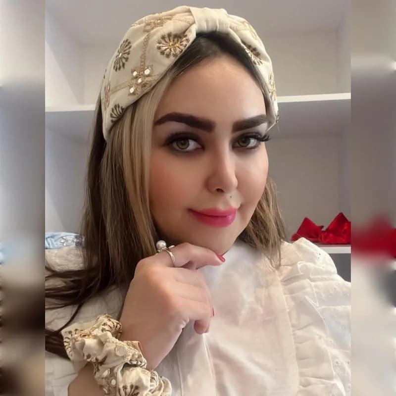 تل مجلسی سوزن دوزی هندی بژ (بااسکرانچی‌سِِت) — تصویر ۶