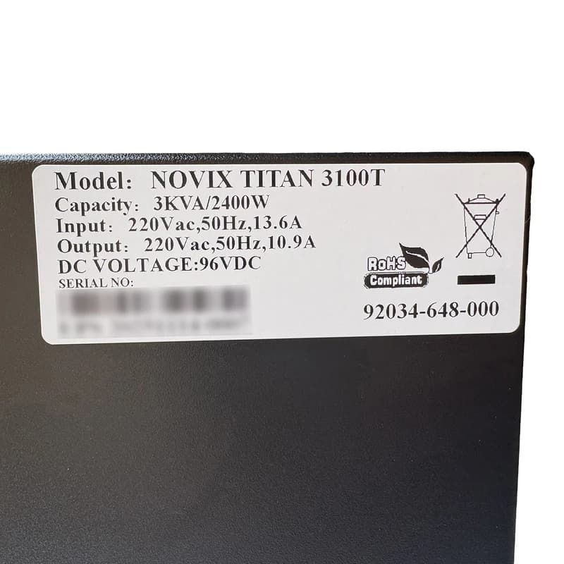یو پی اس آنلاین نوویکس مدل TITAN 3100T — تصویر ۷