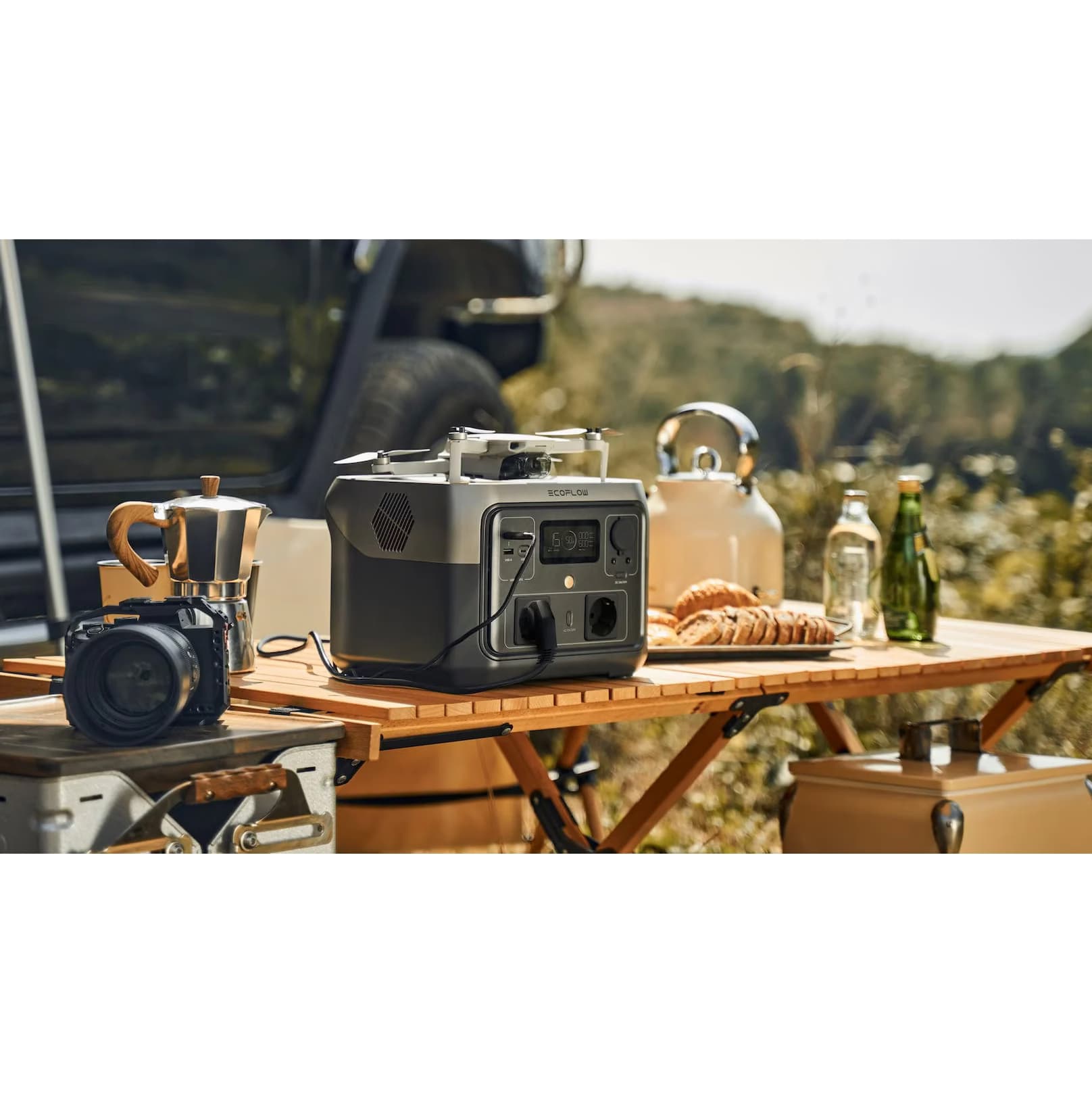 پاور استیشن اکوفلو مدل RIVER 2 Max ظرفیت ۵۱۲ وات‌ساعت — تصویر ۴
