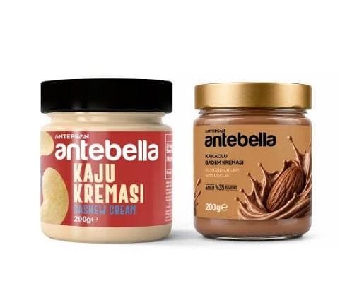 کرم بادام با کاکائو آنتبلا Antebella حجم ۲۰۰ گرم — تصویر ۲