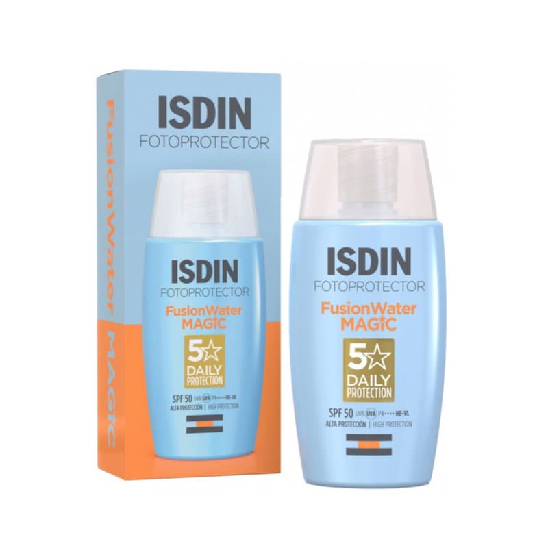 کرم ضد آفتاب بدون رنگ ایزدین SPF 50 مدل water_magic مناسب برای انواع پوست حجم 50 میلی‌لیتر — تصویر ۵