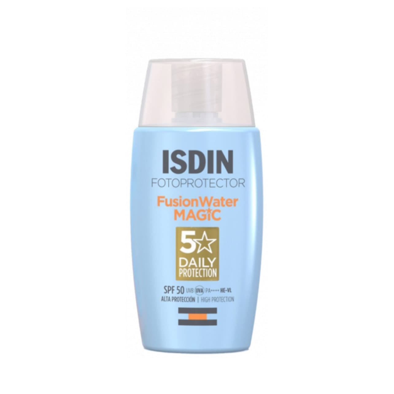 کرم ضد آفتاب بدون رنگ ایزدین SPF 50 مدل water_magic مناسب برای انواع پوست حجم 50 میلی‌لیتر — تصویر ۲