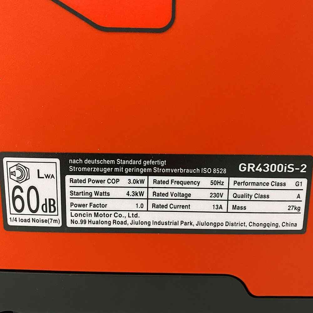 موتور برق سایلنت لانسین ۴٫۳ کیلووات مدل GR4300is-2 — تصویر ۹
