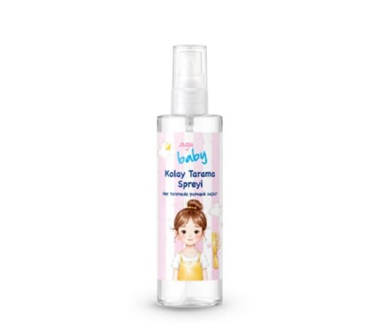 اسپری گره‌بازکن و آسان‌شانه موی کودک Agu Baby حجم ۲۰۰ میل — تصویر ۲