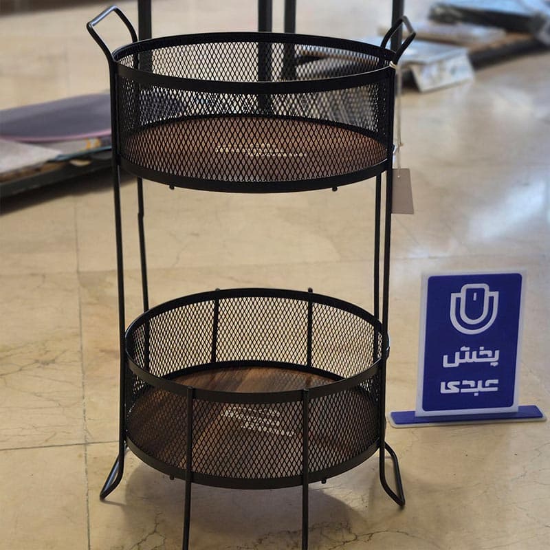 استند سیب زمینی پیاز 2 طبقه توری Herma home — تصویر ۹