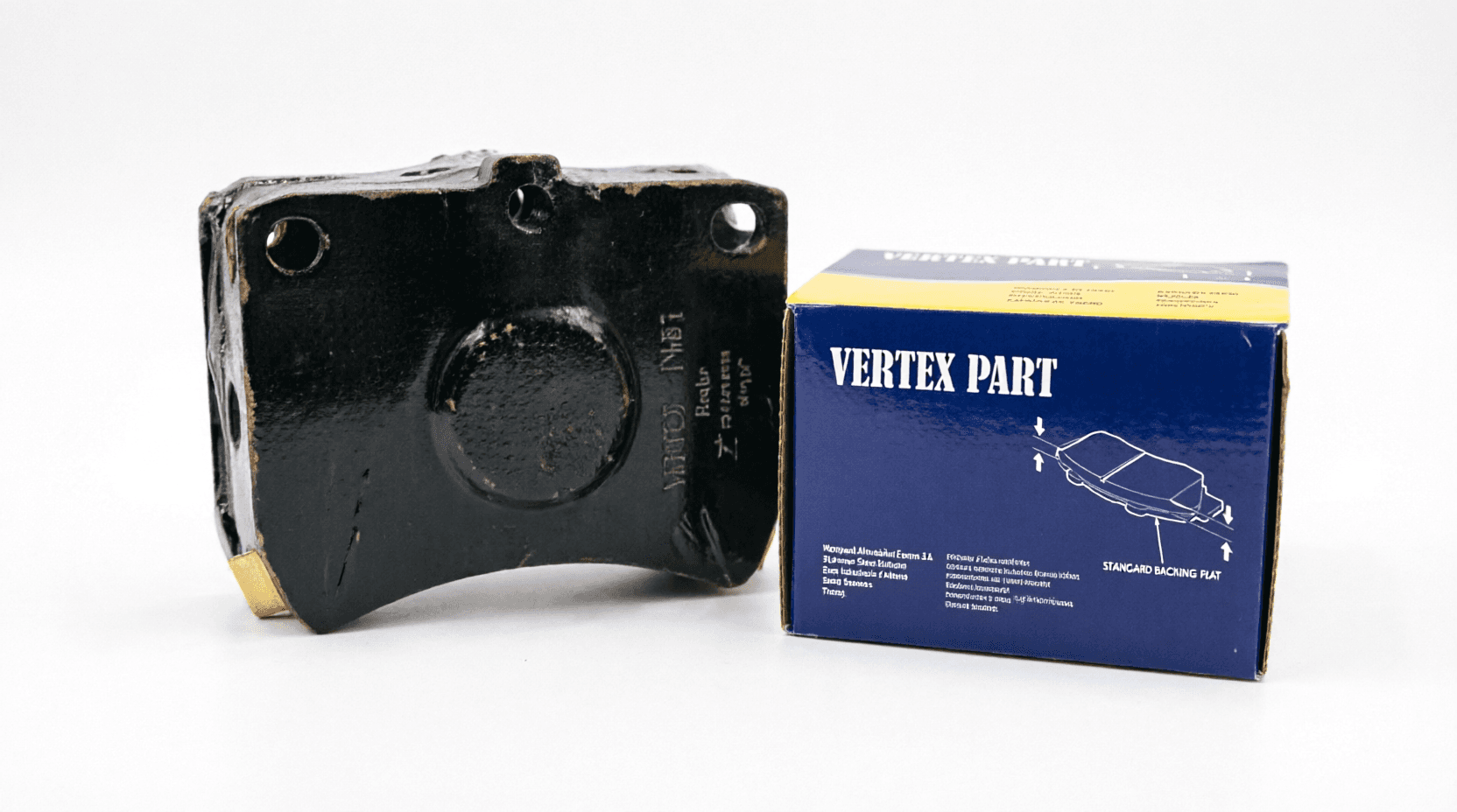 لنت ترمز جلو لیفان X50 و یاریس برند VERTEX فوق العاده با ضمانت — تصویر ۴