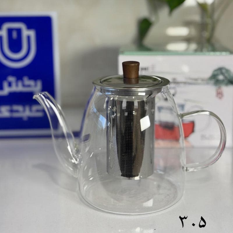 کتری پیرکس 1000 میل صافی استیل کد 305 — تصویر ۳