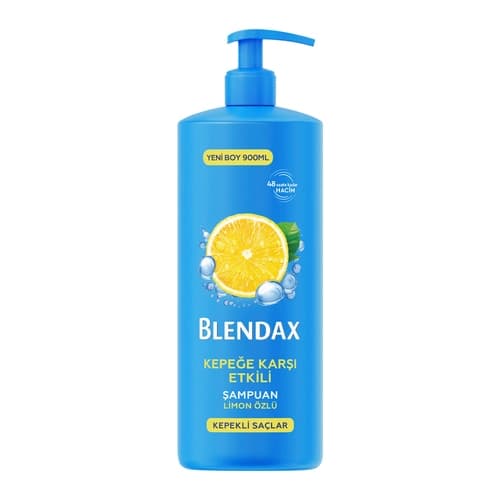 شامپو بلنداکس Blendax ضد شوره حاوی عصاره لیمو حجم ۹۰۰ میل — تصویر ۲