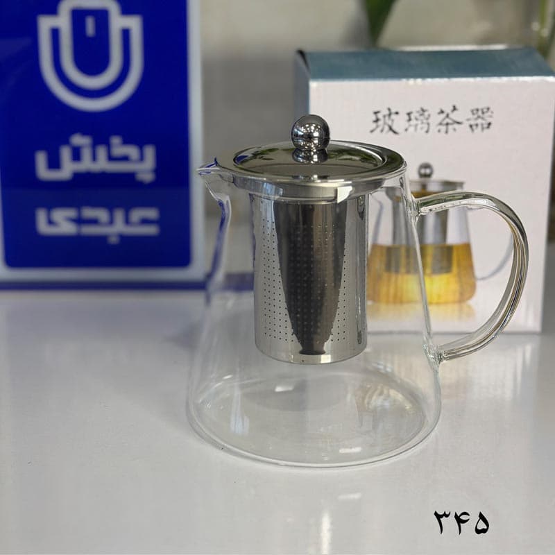 قوری پیرکس 750 میل درب استیل کد 345 — تصویر ۳