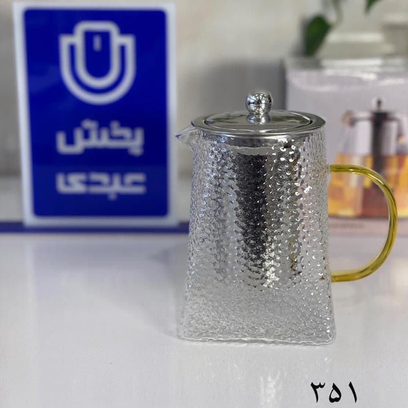 قوری پیرکس 750 میل طرح یخی کد 351 — تصویر ۳