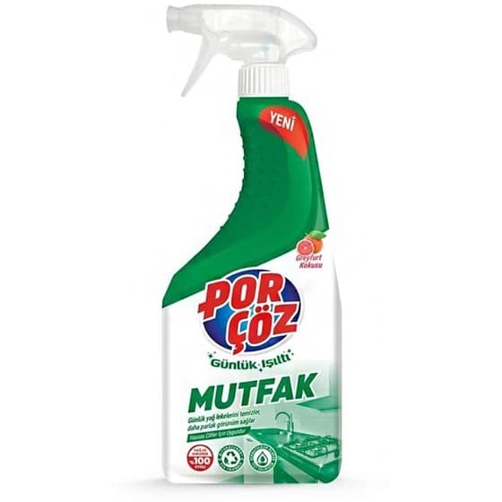 اسپری چربی زدا آشپزخانه پورچوز PORÇÖZ رایحه گریپ فروت 750 میل