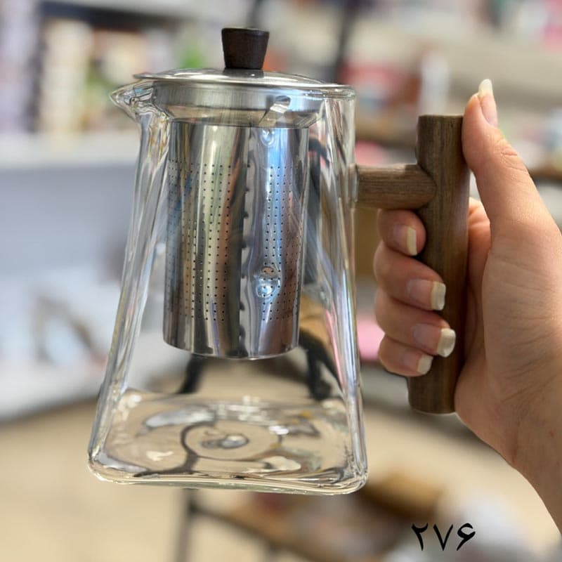 قوری پیرکس استوانه 950 میل کد 276 — تصویر ۴