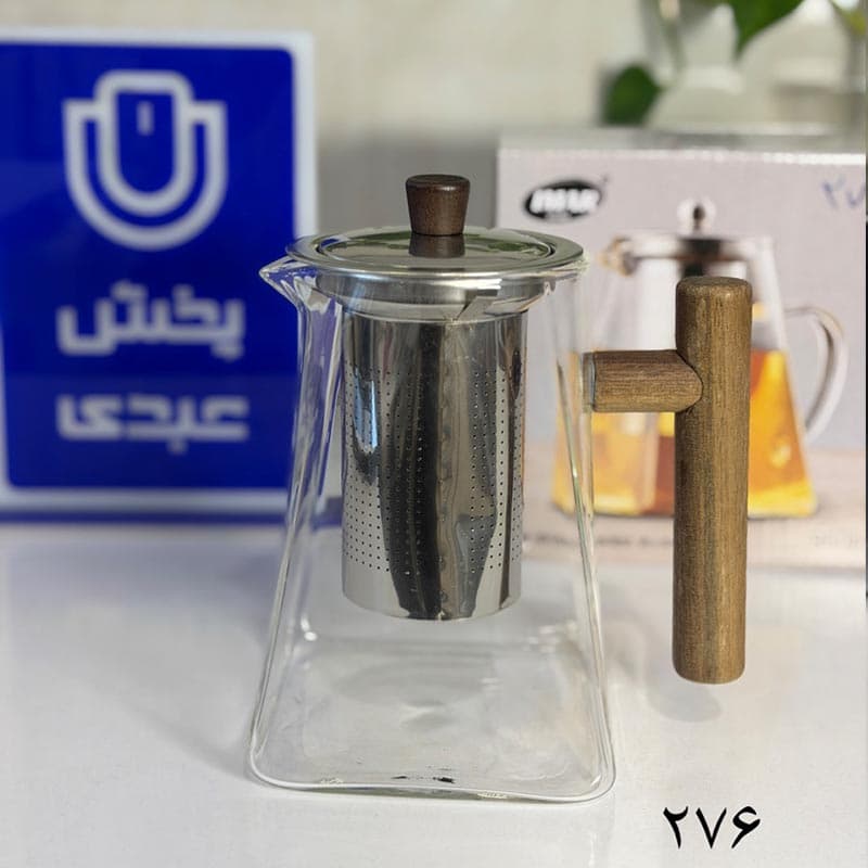 قوری پیرکس استوانه 950 میل کد 276 — تصویر ۳