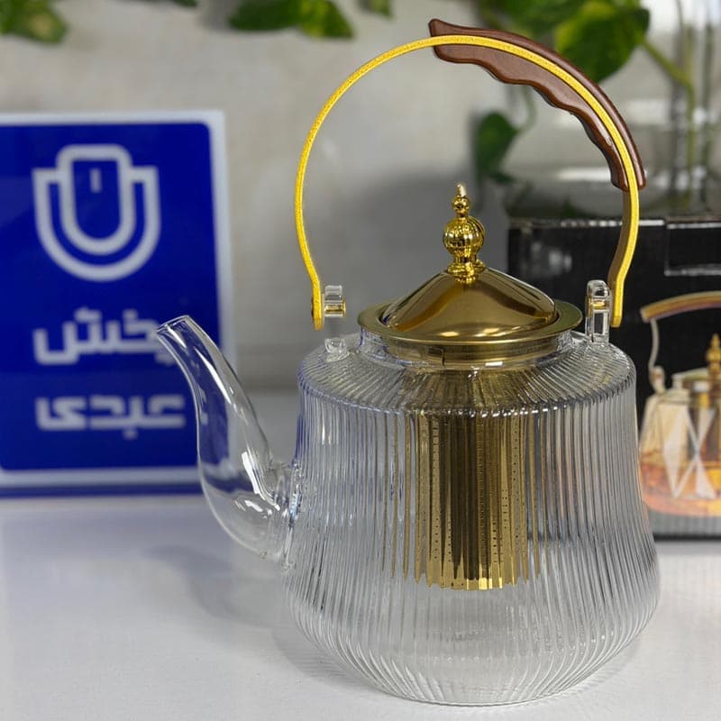کتری پیرکس 1500 میل دسته طلایی کد 285