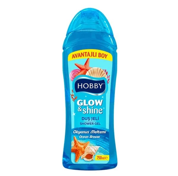 شامپو بدن هوبیHOBBY مدل Glow & Shine حاوی رایحه اقیانوس حجم 750 میل — تصویر ۲