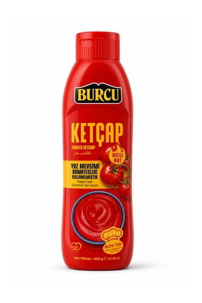 سس کچاپ تند بورجو Burcu حجم ۶۵۰ گرم