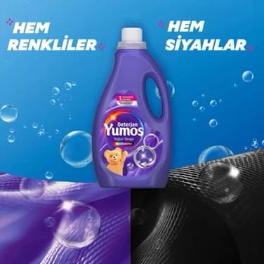 مایع لباسشویی یوموش مدل Tum Renkliler مناسب انواع لباس 2500 میل — تصویر ۲