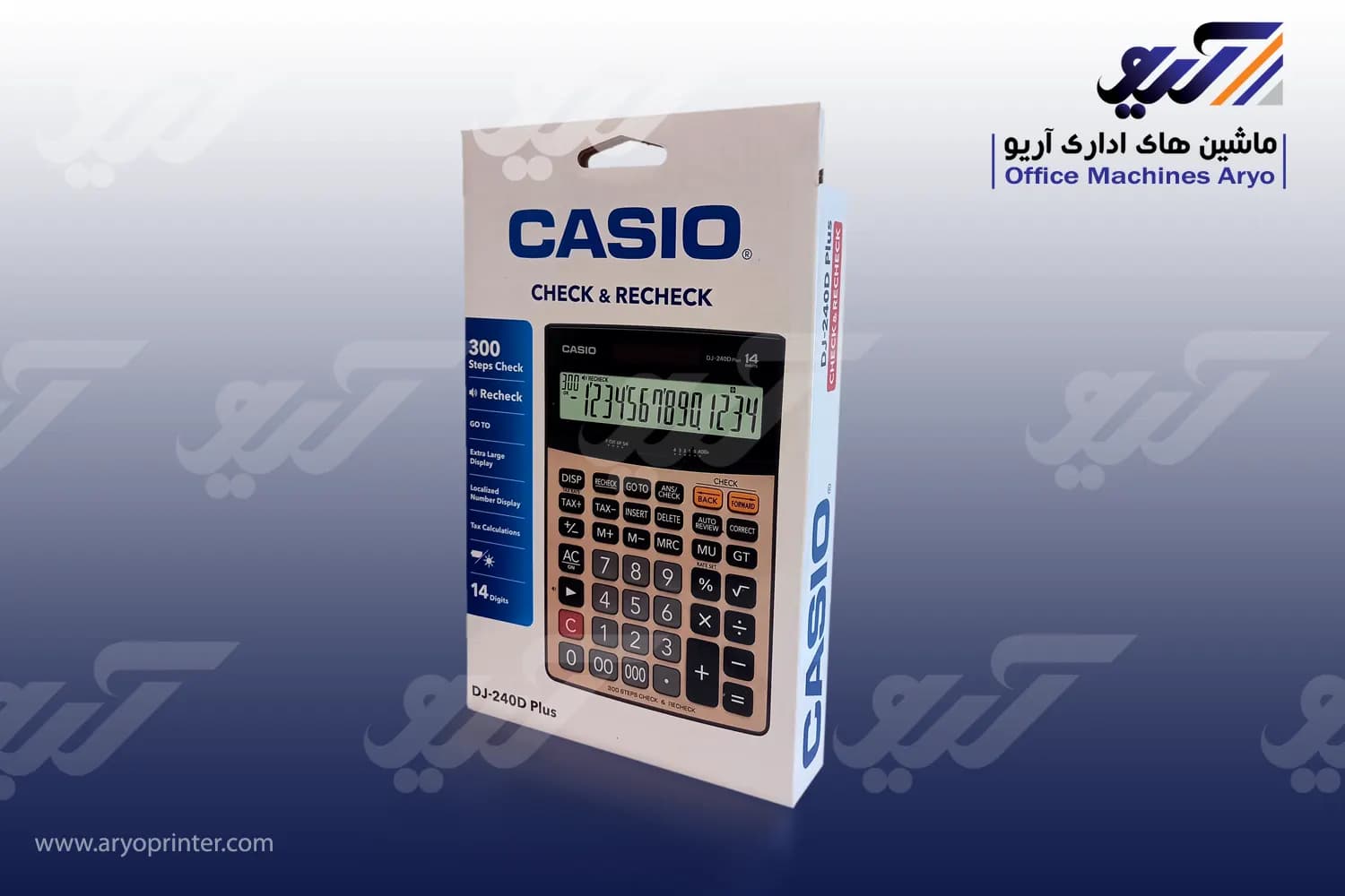 ماشین حساب کاسیو DJ 240D plus