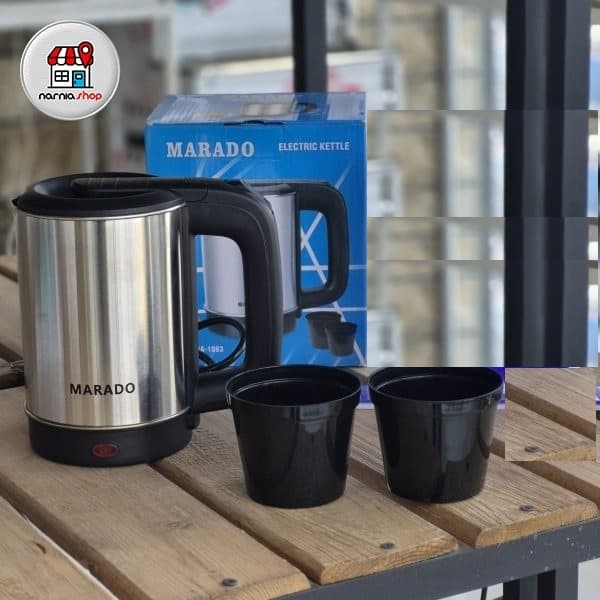 مینی کتری برقی 0.8 لیتری استیل — تصویر ۲