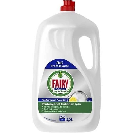 مایع ظرفشویی فیری Fairy با رایحه لیمو 2/5 لیتری — تصویر ۲