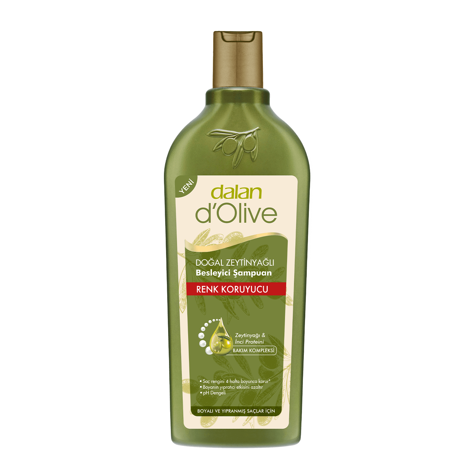 شامپو دالان مدل d’Olive حاوی عصاره روغن زیتون مناسب موهای رنگ شده