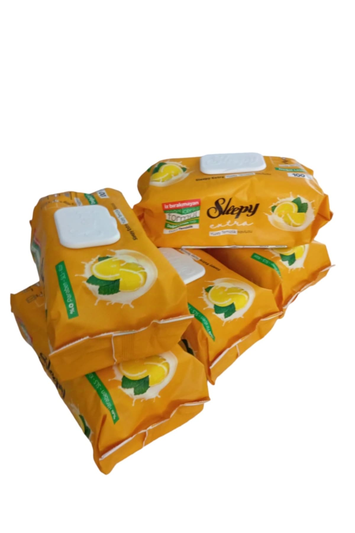 دستمال مرطوب چندمنظوره اسلیپی Sleepy حاوی رایحه لیمو بسته ۱۰۰ عددی — تصویر ۷