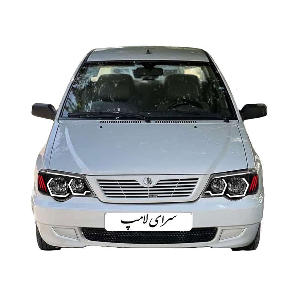 چراغ جلو اسپرت پراید 132 طرح BMW — تصویر ۸